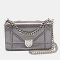 Dior Iridescent Leather Diorama Wallet On Chain