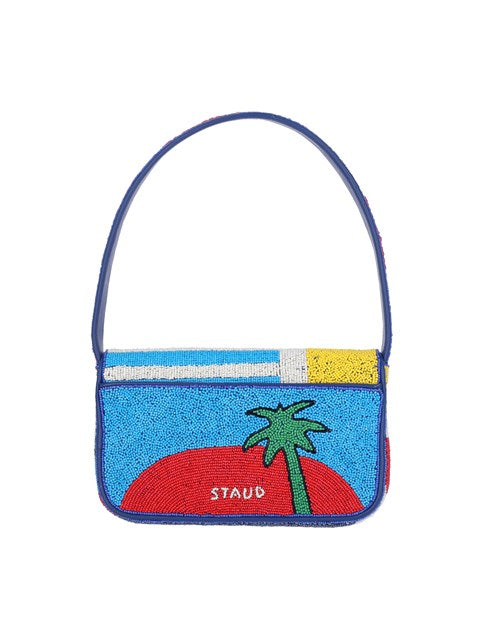 Staud Women Tommy Palms' Beads Shoulder Bag