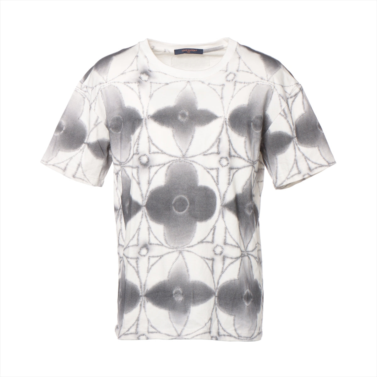 Louis Vuitton 23SS Cotton  L Mens Grey X White Monogram Flower Tidey RM231