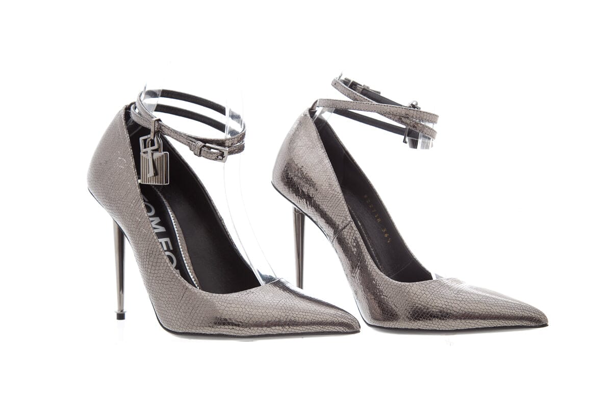 Tom Ford Silver Heels SZ 36.5