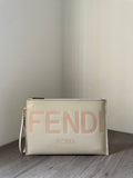 FI GlamIat Pouch White Large Pouch Bag For Woman 34cm/13in 8N0178AC9LF0K7E