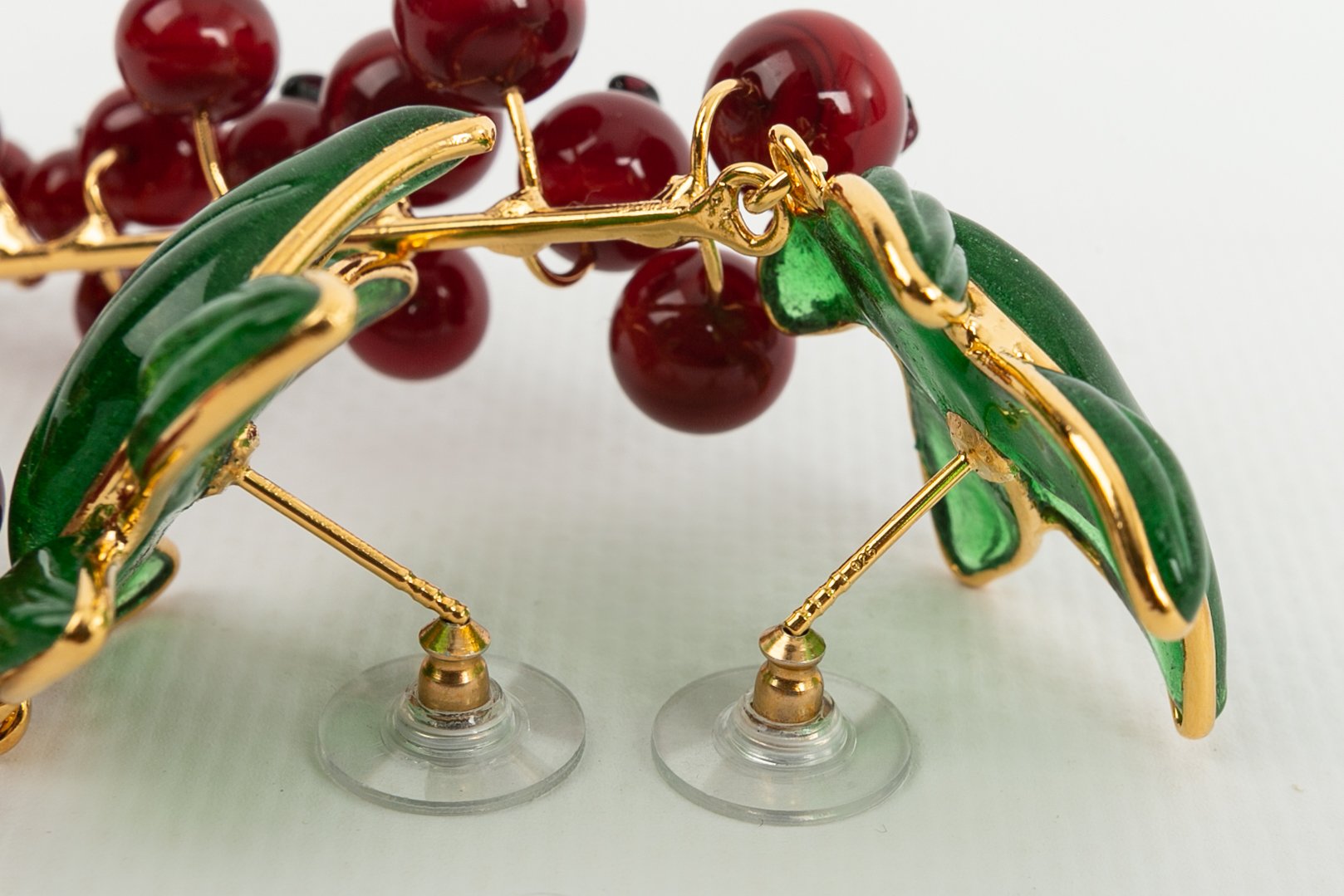 Boucles d'oreilles en pÃƒÆ’Ã‚Â¢te de verre Augustine