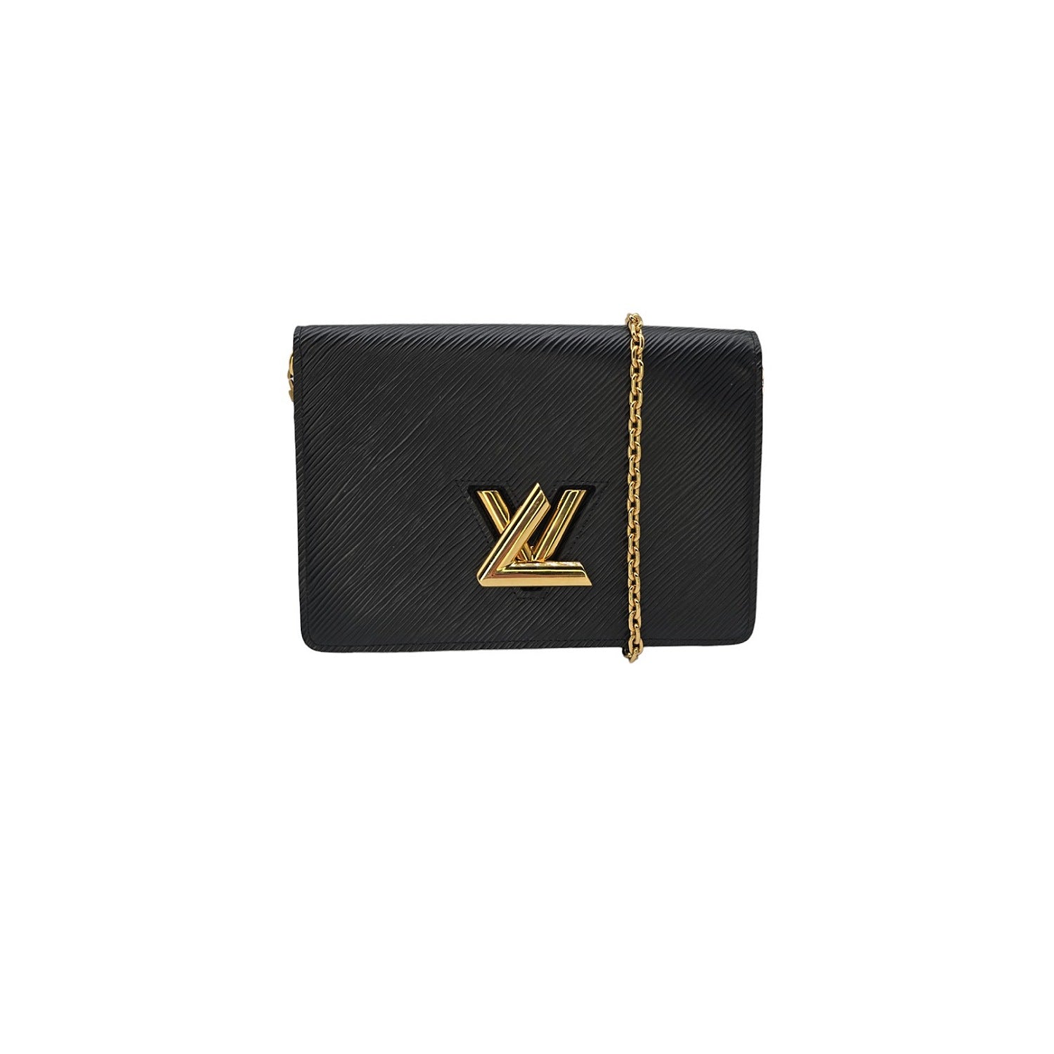 Louis Vuitton Black Epi Twist Wallet on Chain