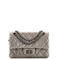 CHANEL Reissue 2.55 Flap Bag Quilted Metallic Calfskin Mini