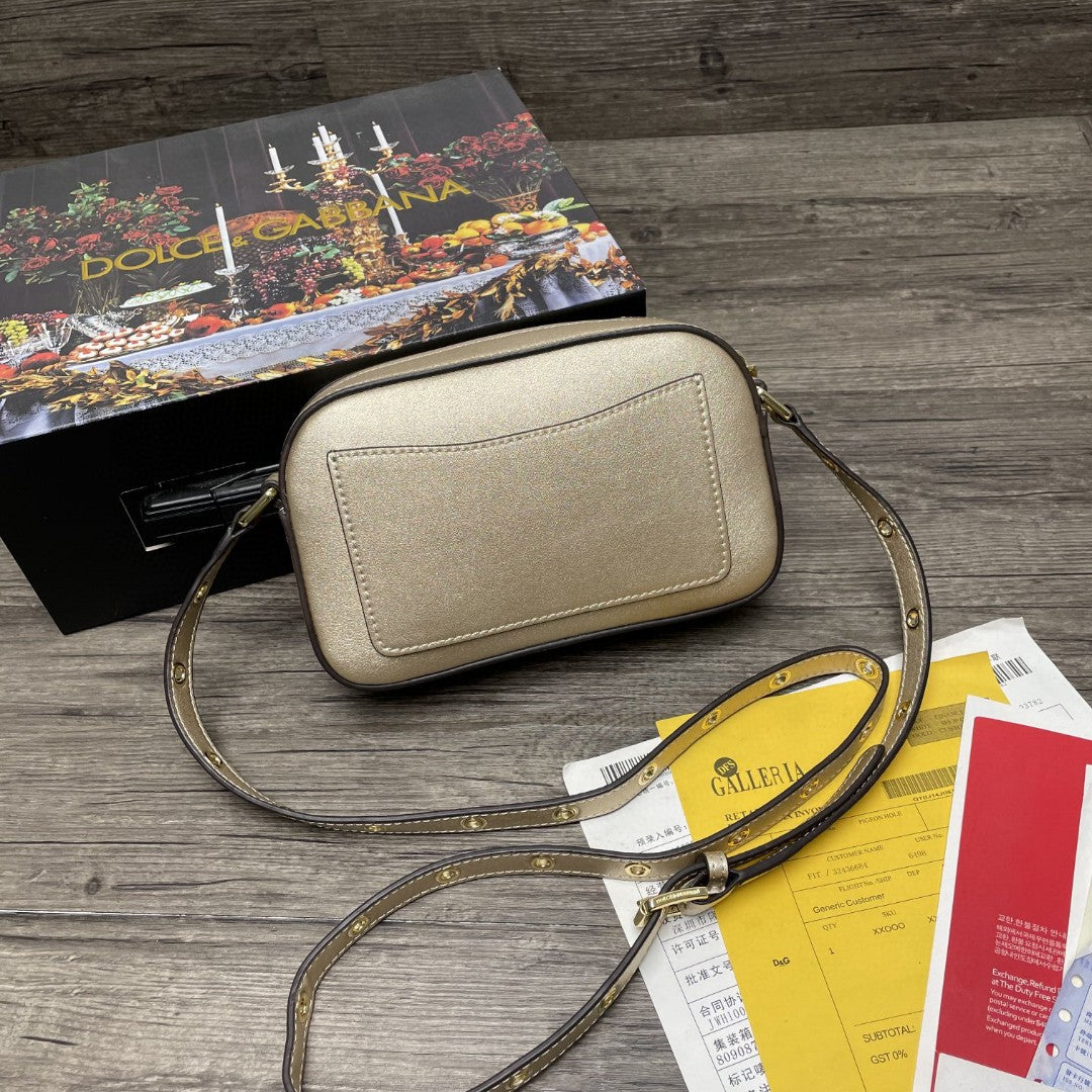 GLAMI Crossbody 3.5 Bag Gold For Women 7.5in/19cm GLAMI