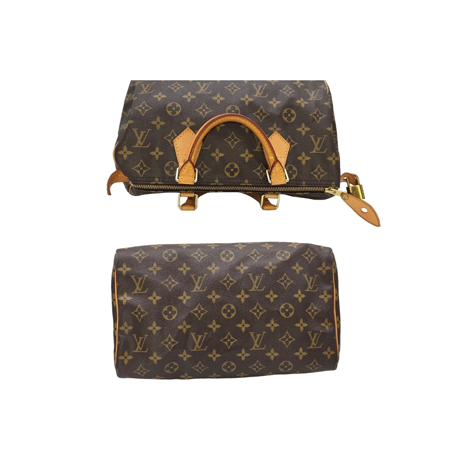 Louis Vuitton Monogram Speedy 30 Satchel