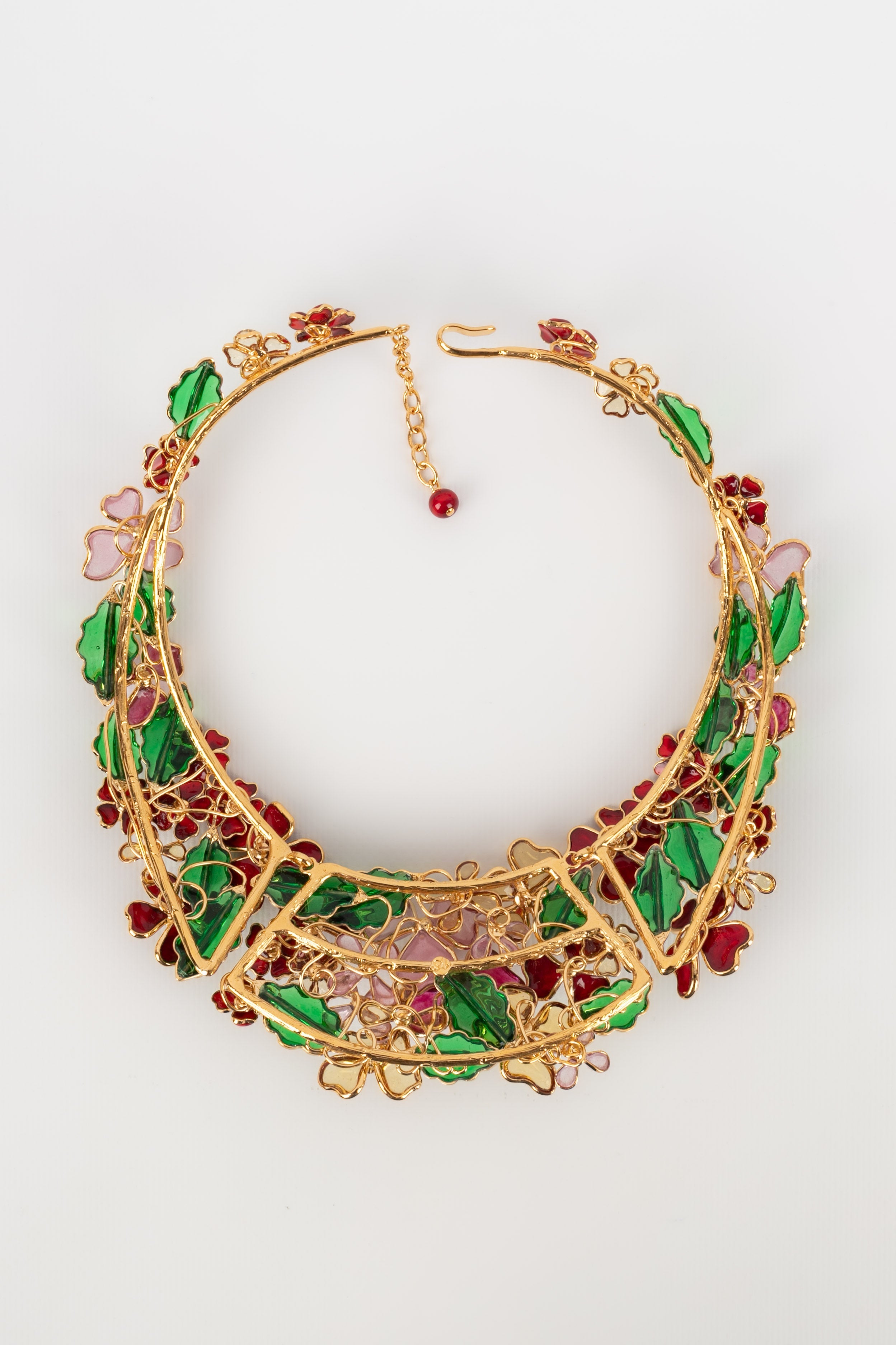 Collier fleurs Augustine