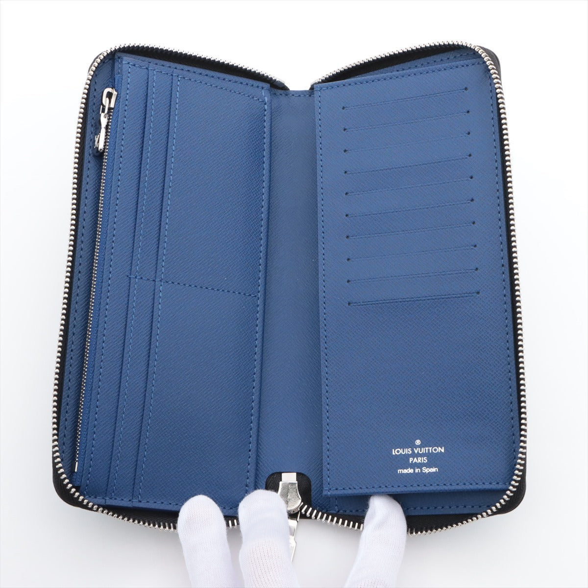 Louis Vuitton  Zippy Wallet Vertical M30447 Cobalt Round Zippe Wallet
