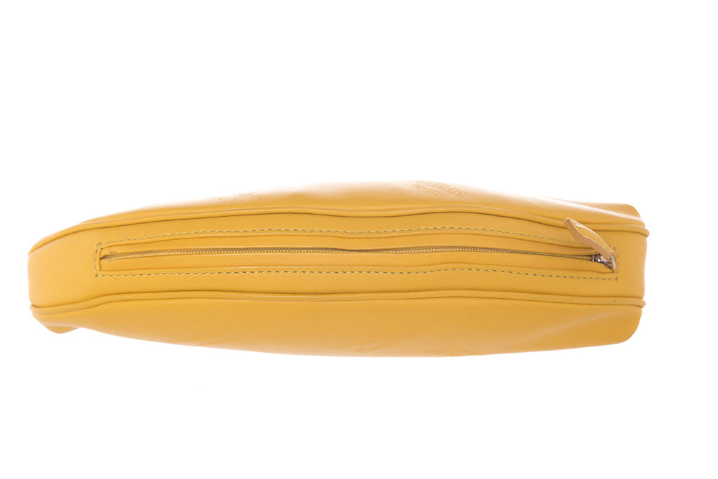 Vetements Yellow Leather Shoulder Monogram Bag