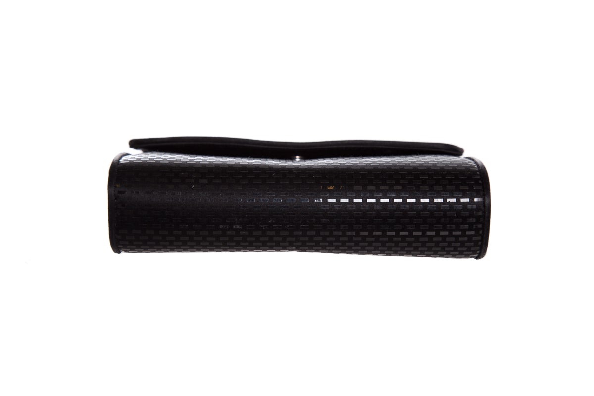 St. John Black Pattern Clutch