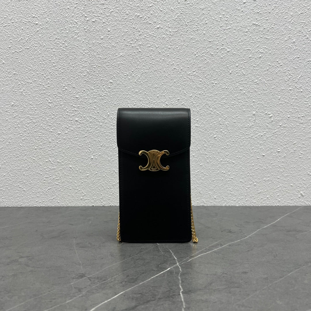 GLAMI Vertical Phone Pouch Black For Women 6in/19cm 10J133DPV.38NO