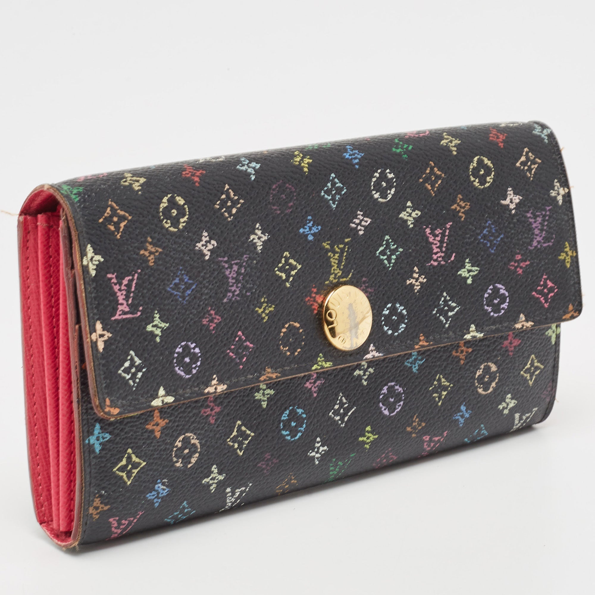 Louis Vuitton  Monogram Multicolore Canvas Sarah Wallet