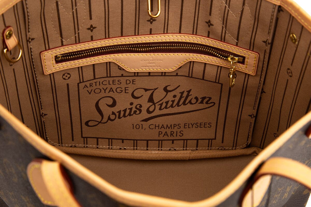 Louis Vuitton Brown Coated Canvas Neverfull PM Tote