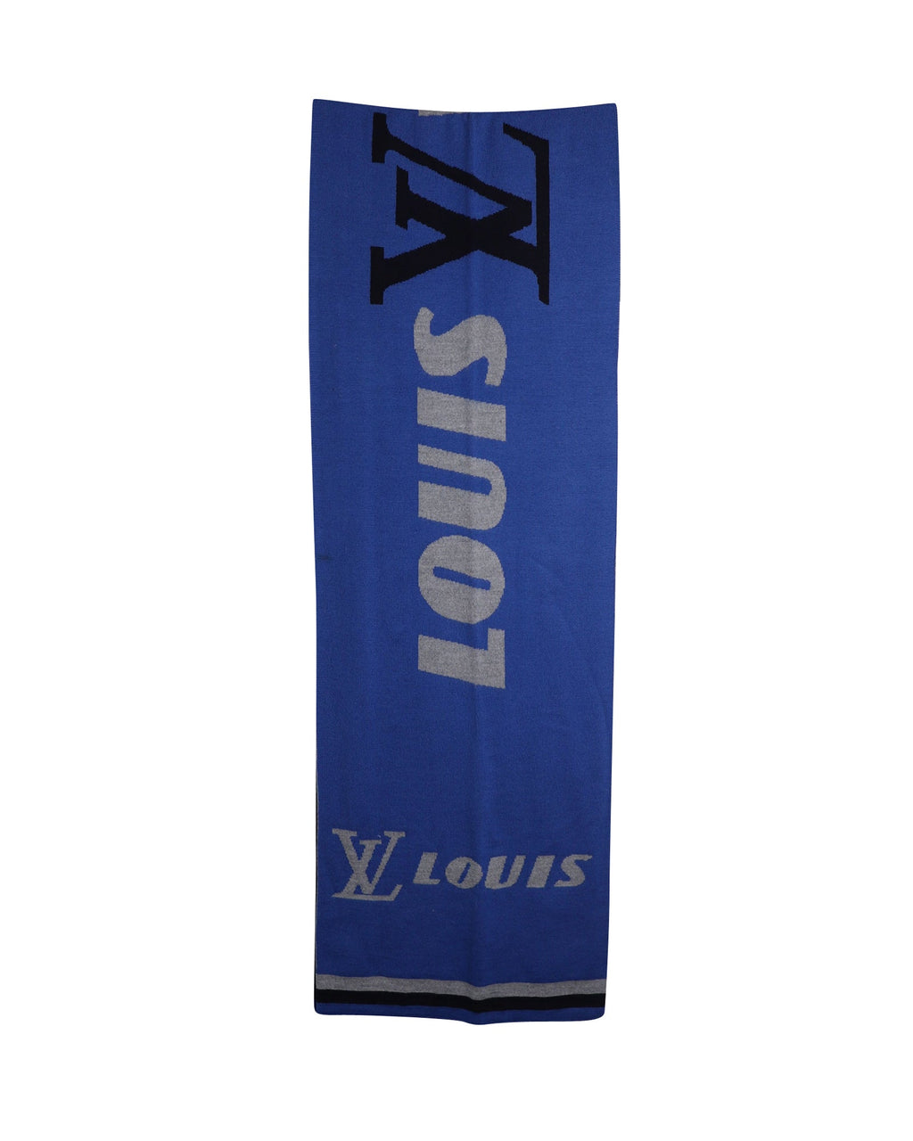 Louis Vuitton Forward Scarf in Blue Wool