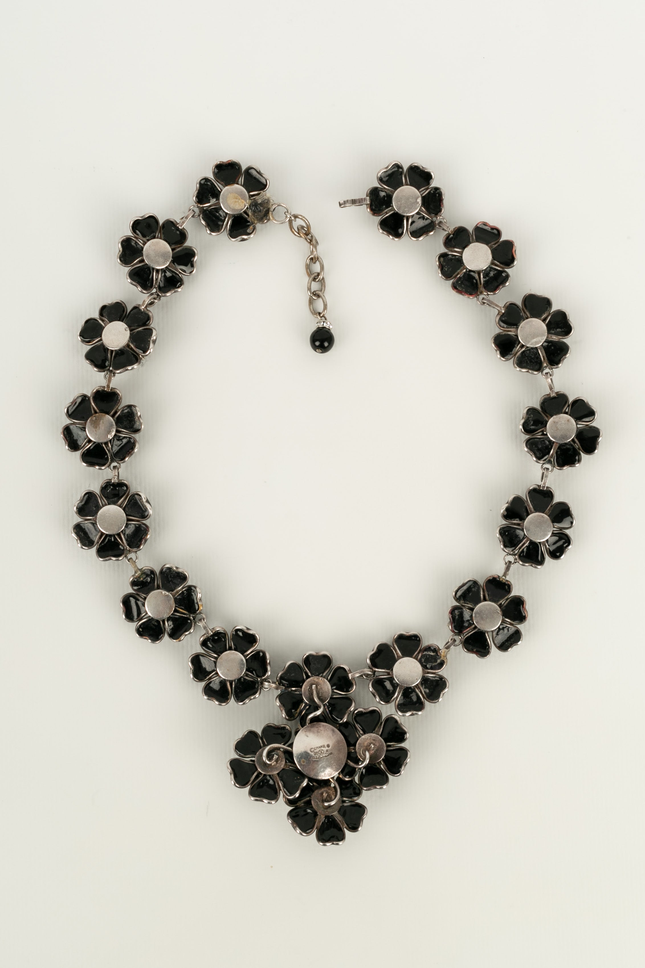 Collier camÃƒÆ’Ã‚Â©lias en pÃƒÆ’Ã‚Â¢te de verre Chanel