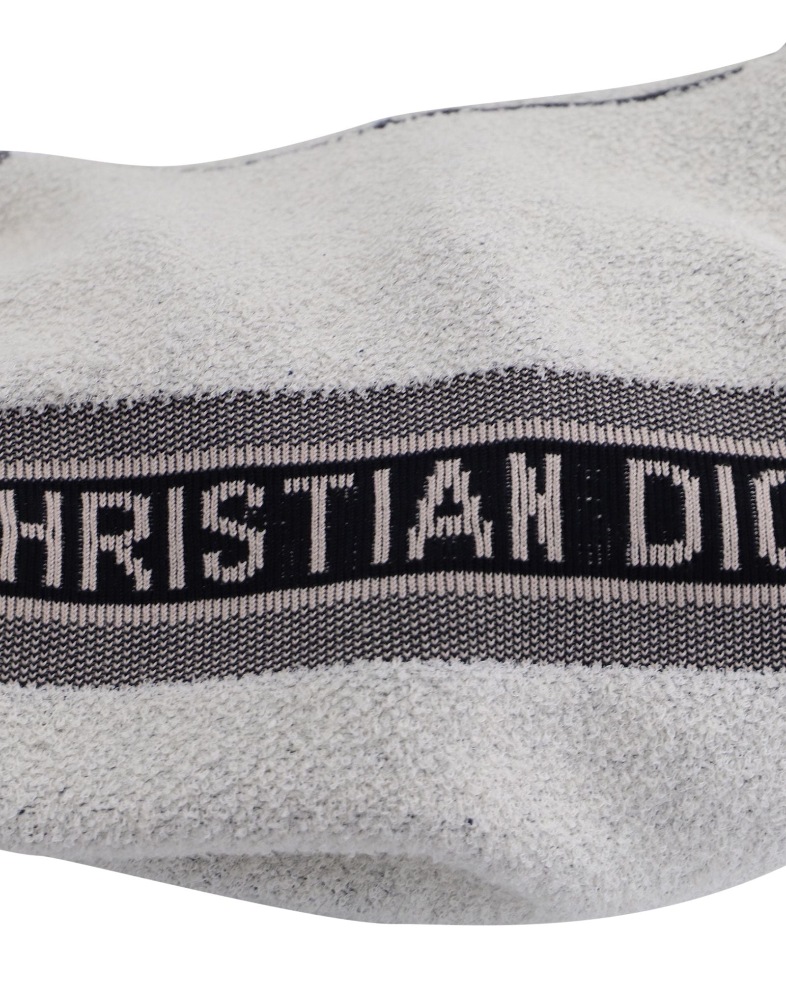 Dior Oblique Motif Hooded Cardigan in Blue Cotton