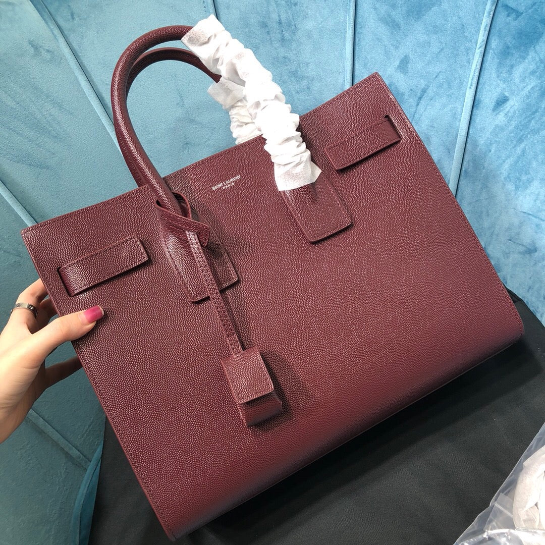 GLAMI Sac De Jour Small Burgundy For Women 12.5in/32cm YSL