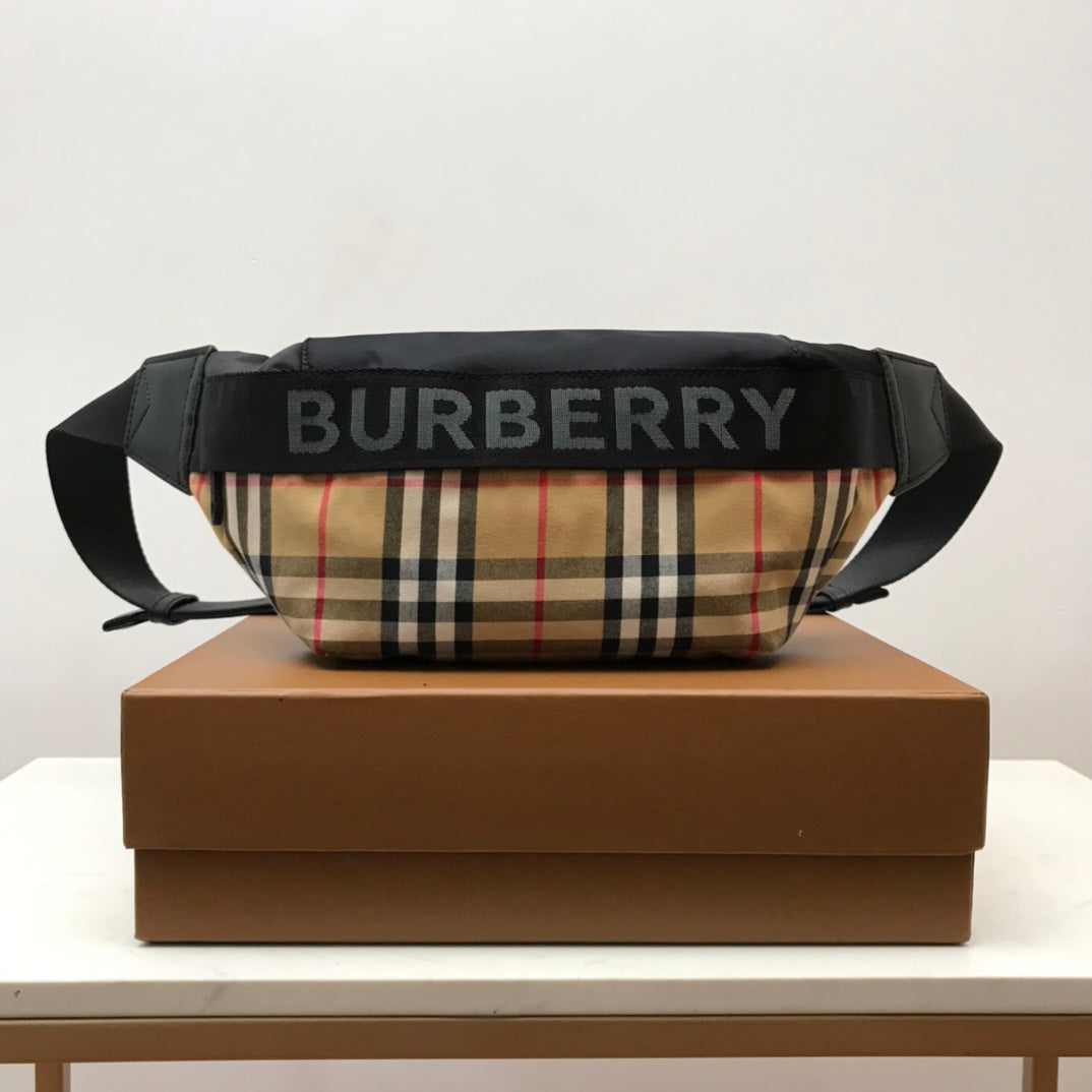 GLAMI Vintage Check Nylon Sonny Bum Bag For Men, Bags 12.2in/31cm 80265571