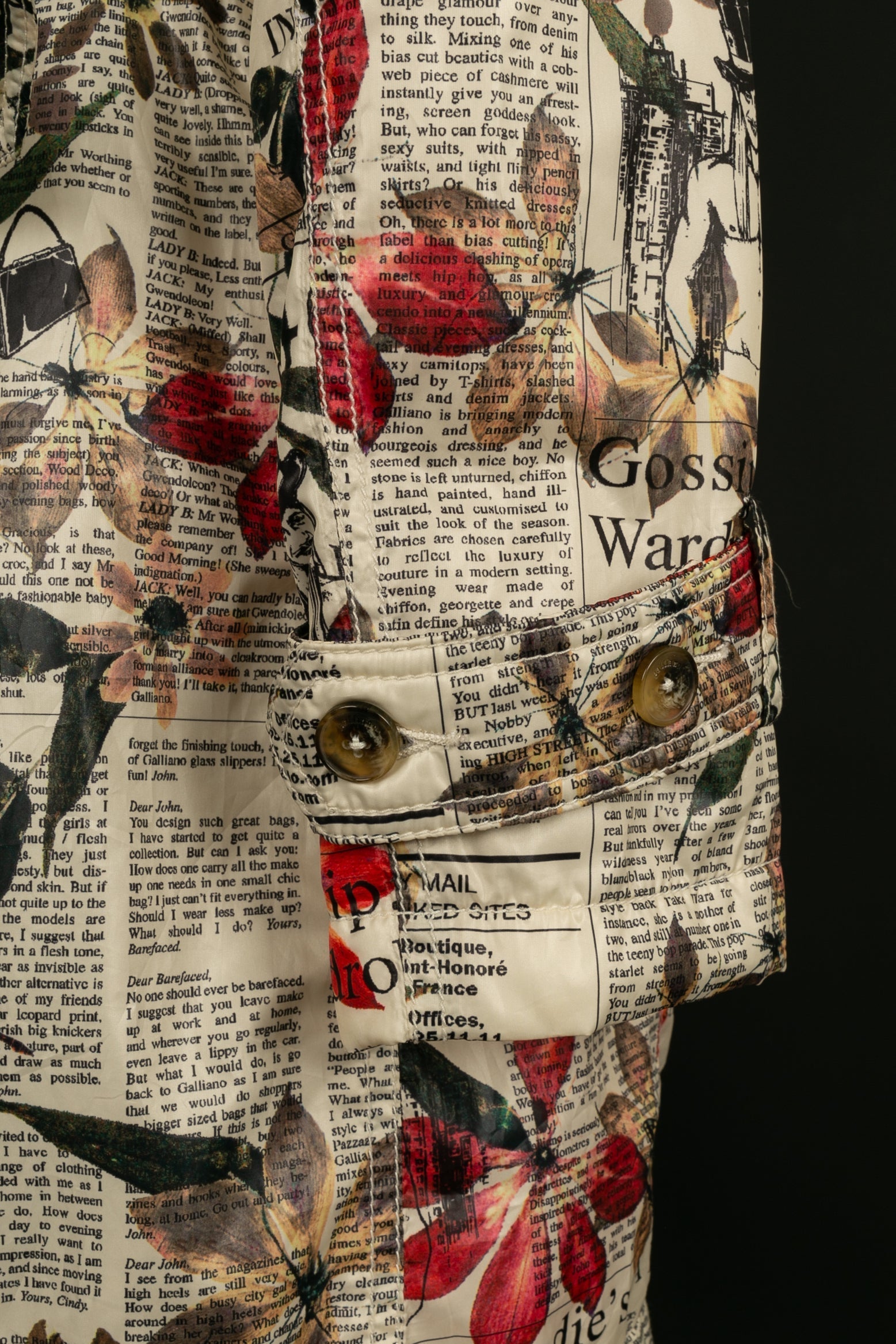 Manteau Trench John Galliano