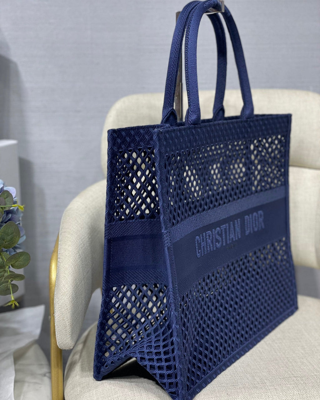 GLAMI Large Book Tote Blue, For Women, WomenÃ¢â‚¬â„¢s Handbags 16.5in/42cm CD