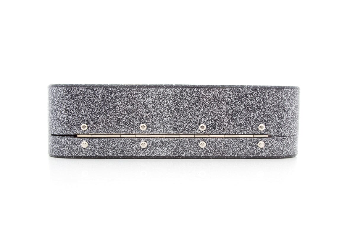 Urania Gazelli Silver Glitter Travel Case