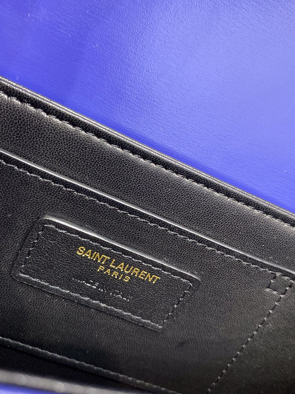 GLAMI Solferino Small Satchel In Box Navy Blue For Women Ã‚Â 7.4in/19cm YSLÃ‚Â 