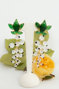 Boucles d'oreilles en pÃƒÆ’Ã‚Â¢te de verre Augustine