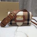 GLAMI The Small Buckle Bag In House Check Beige For Women, Bags 7.5in/19cm