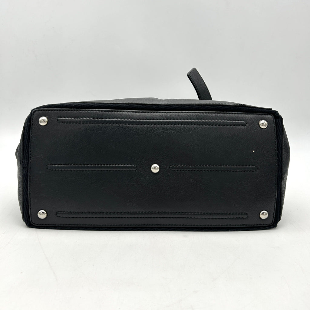Pre-owned Yves Saint Laurent Leather Top Handle Bag - Black Shoulder Bags, Handbags LA6001