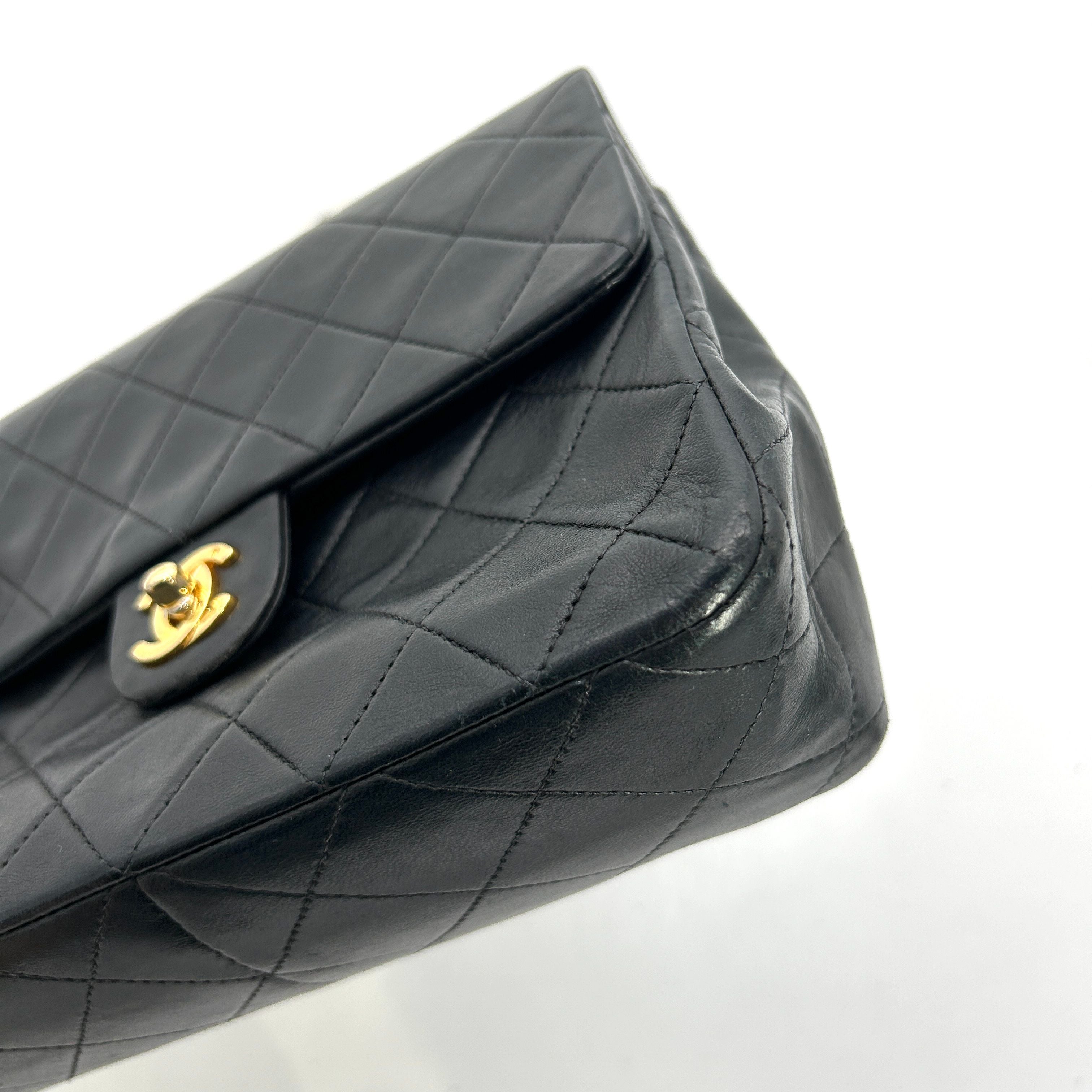 Pre-owned Chanel Classic Mini Square Flap Bag - Black Shoulder Bags, Handbags ch63346cc