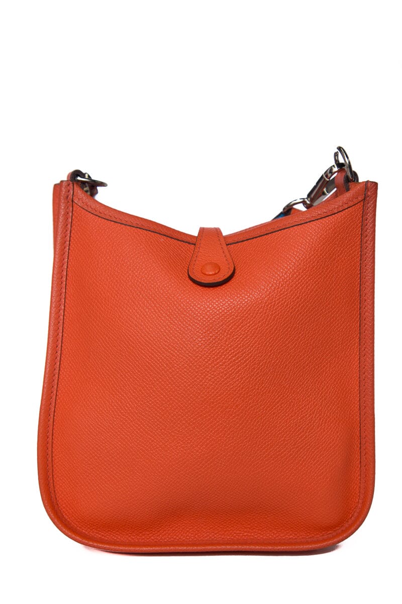 HermÃƒÆ’Ã‚Â¨s Orange Evelyne TPM Epsom  Handbag