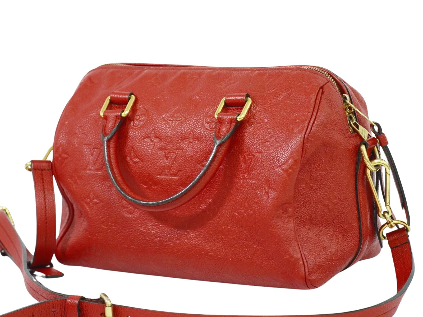 Louis Vuitton Speedy Bandoulière 25  Leather Handbag