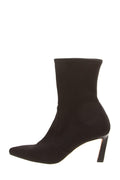 Stuart Weitzman Black Knit Heeled Booties SZ 8.5