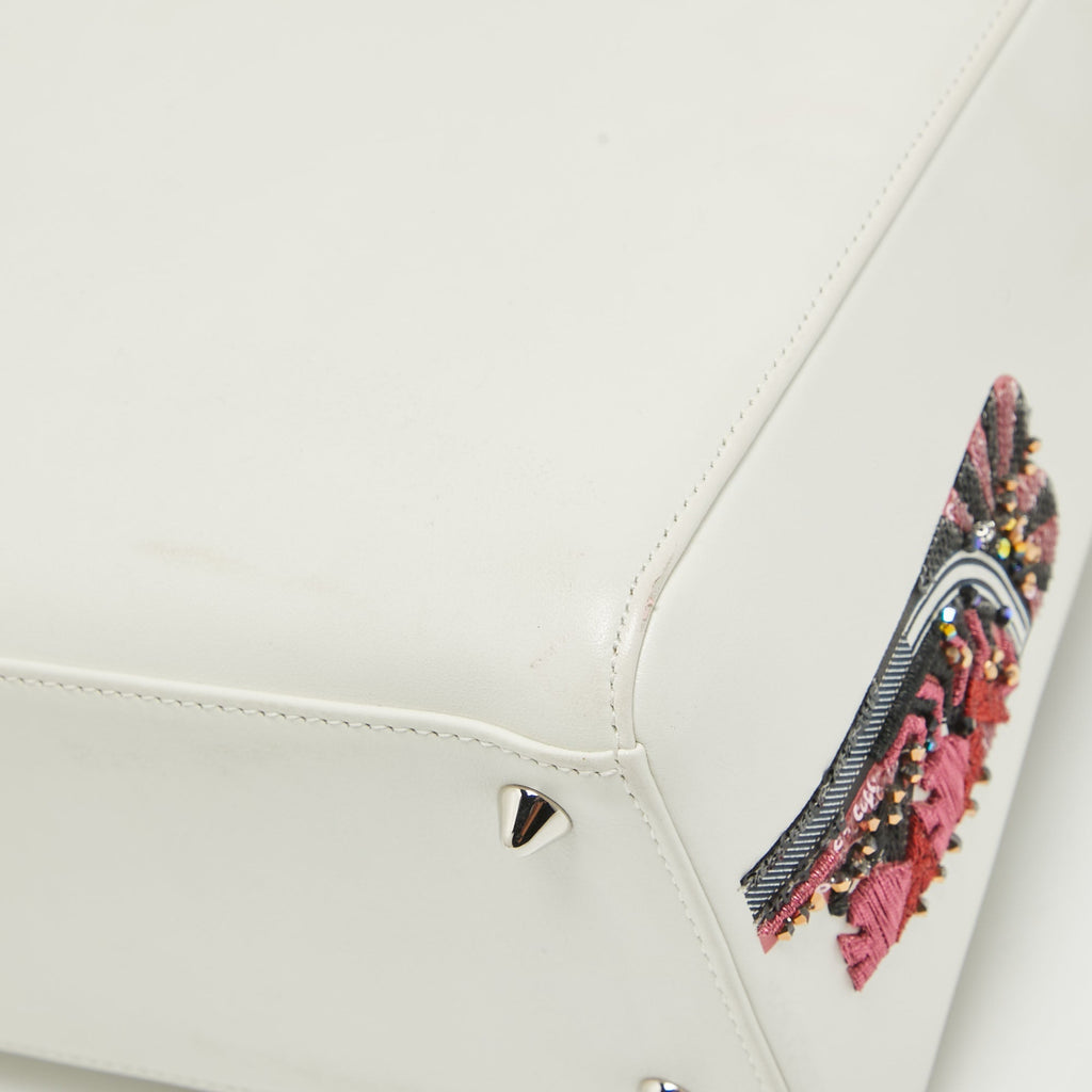 DiorLeather Medium Sequin And Embroidered Lady Dior Tote
