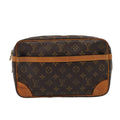 Louis Vuitton Compiegne 28  Canvas Clutch Bag