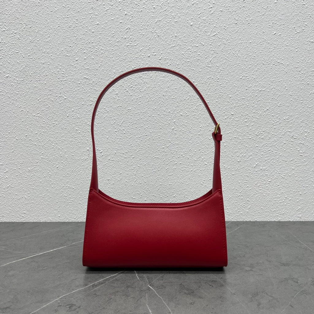 GLAMI Cuir Triomphe Shoulder Bag Red For Women 9.4in/24cm