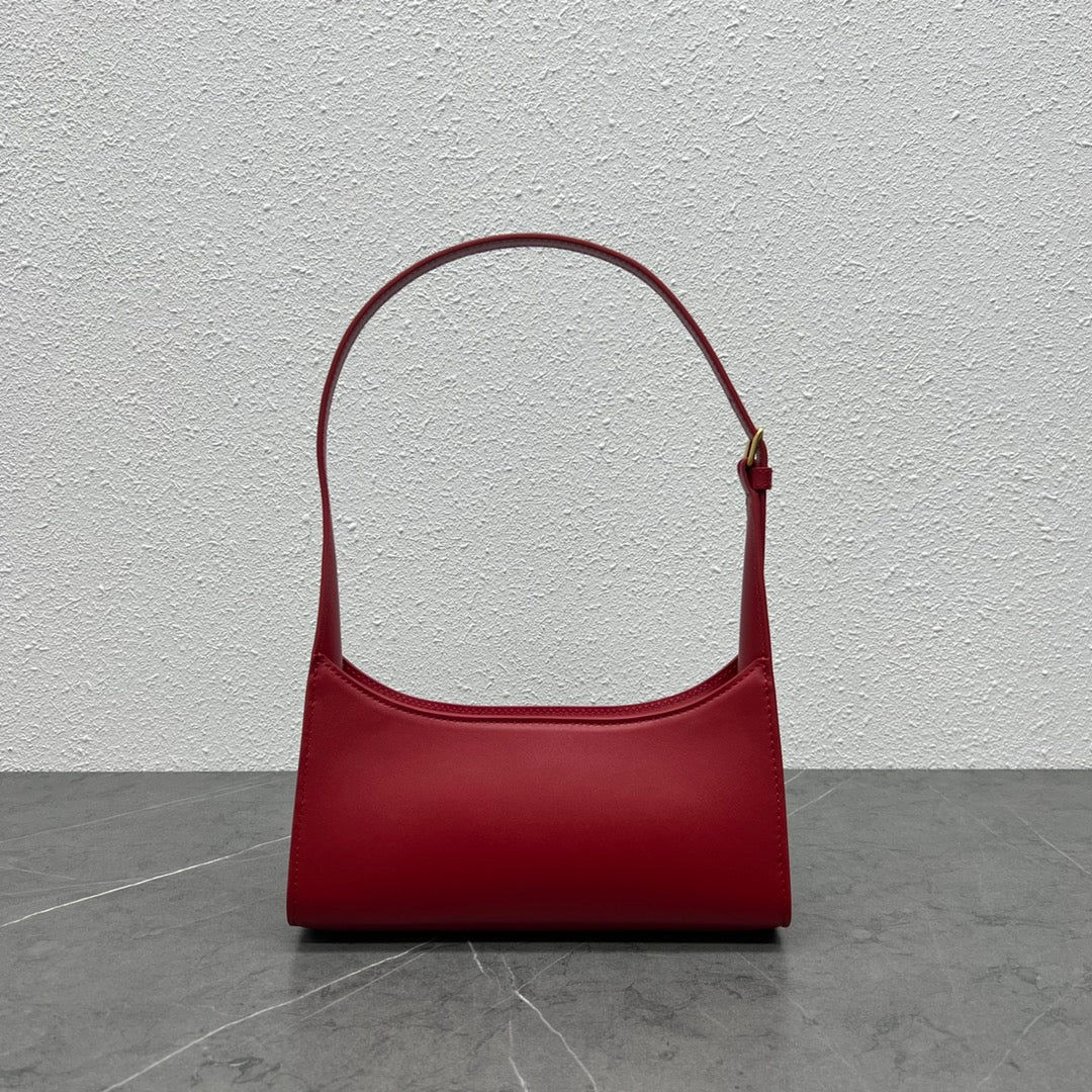 GLAMI Cuir Triomphe Shoulder Bag Red For Women 9.4in/24cm