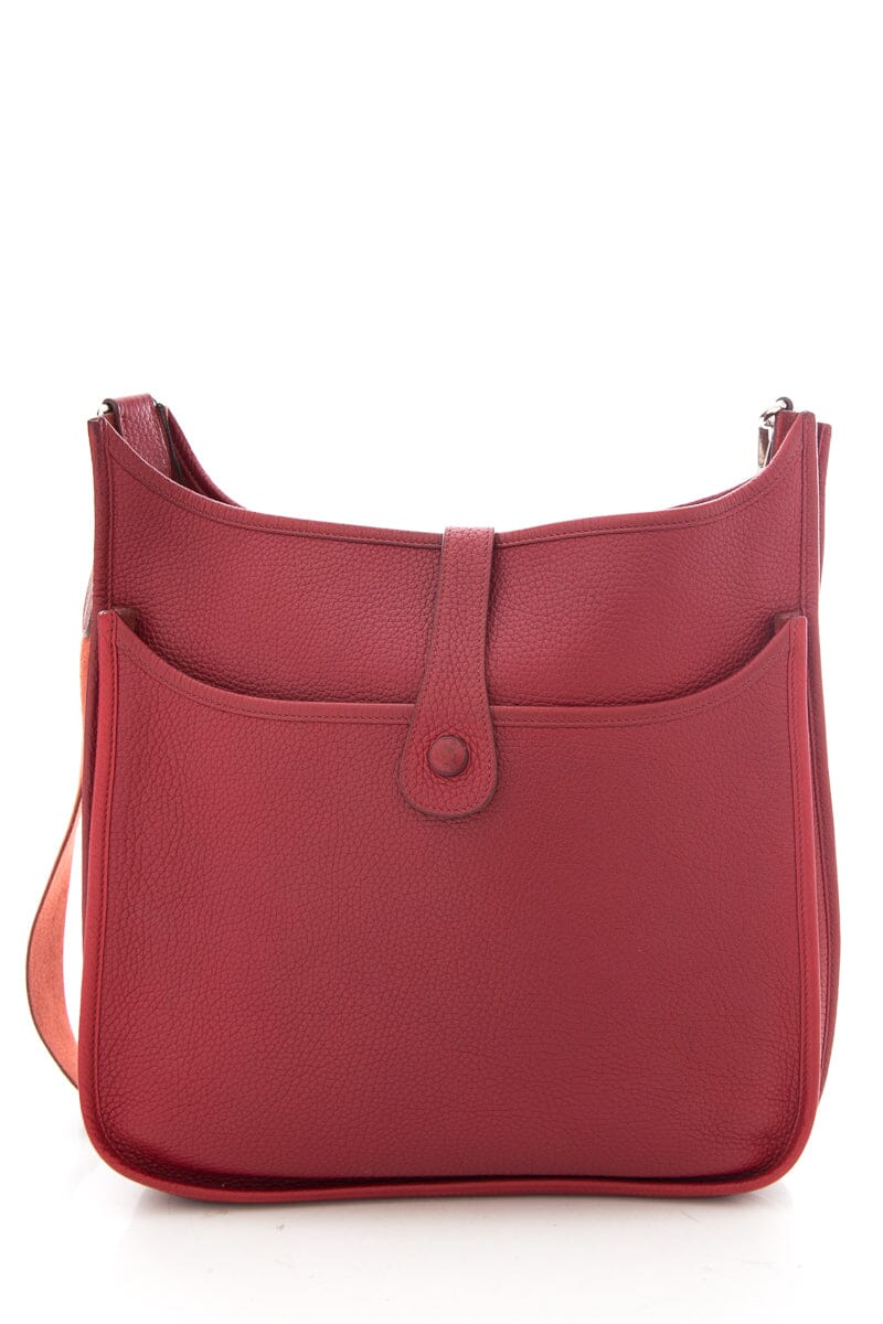 HermÃƒÆ’Ã‚Â¨s Red Evelyne Handbag GM