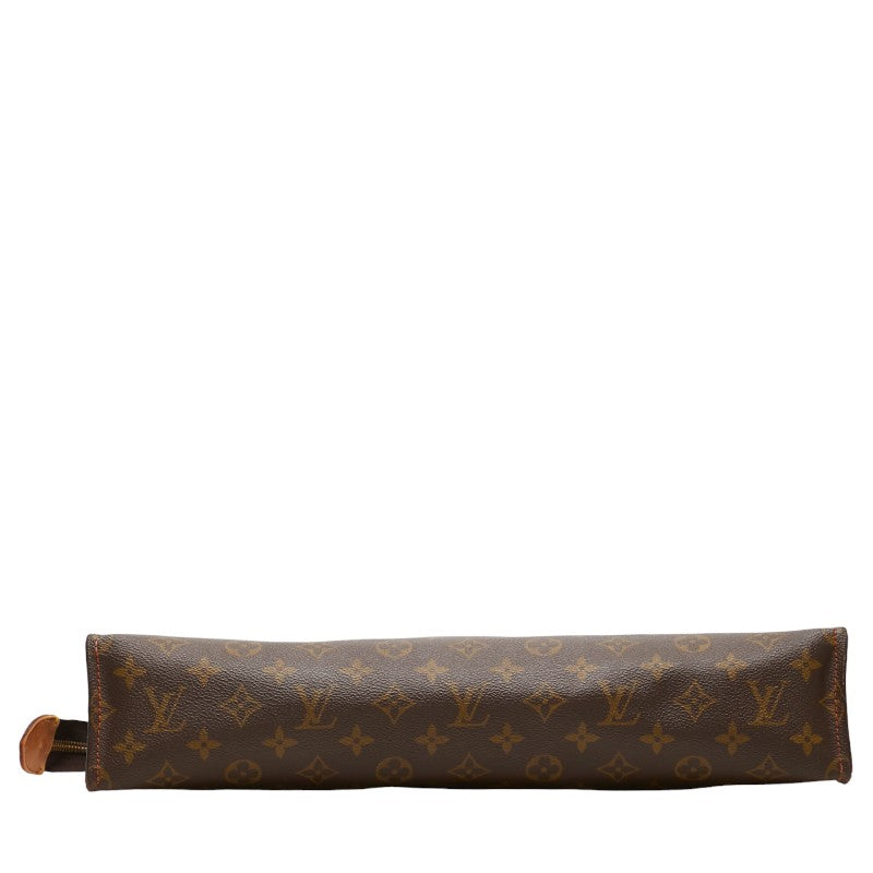 Louis Vuitton Monogram Sax Triangle Handbag M51360 Brown PVC Leather  Louis Vuitton