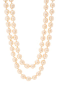 Chanel Vintage 1980s Long Pearl Necklace