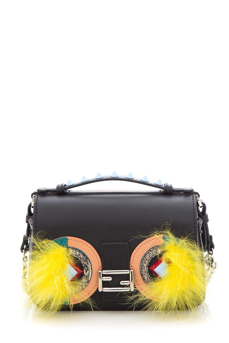 Fendi Multicolor Double Baguette Monster Cross-Body
