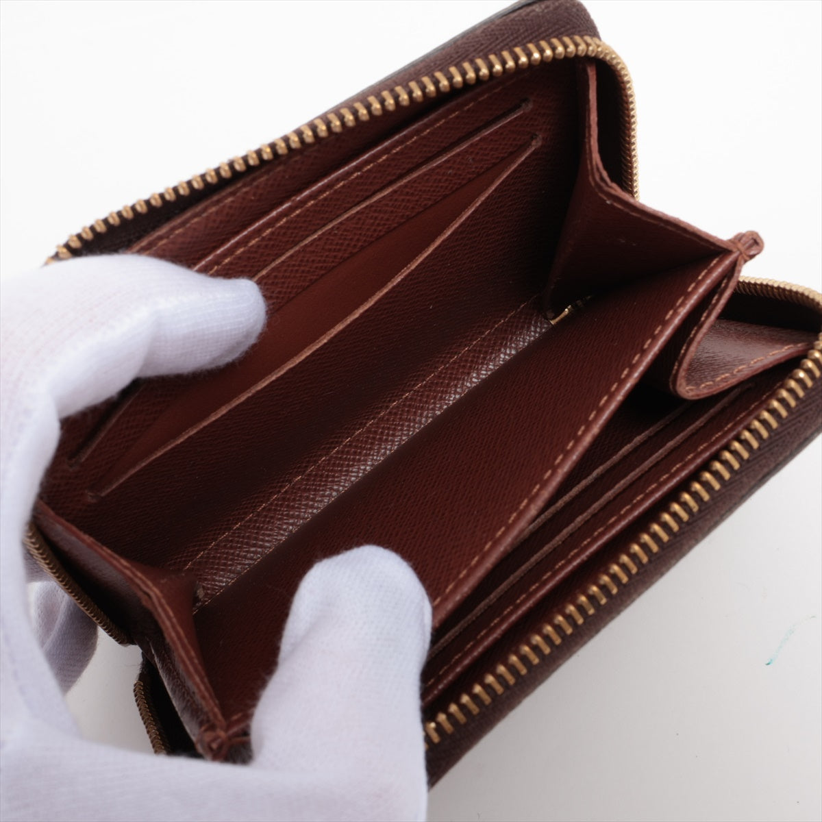 Louis Vuitton Monogram Zippy Coinpace M60067 Brown Coinpace