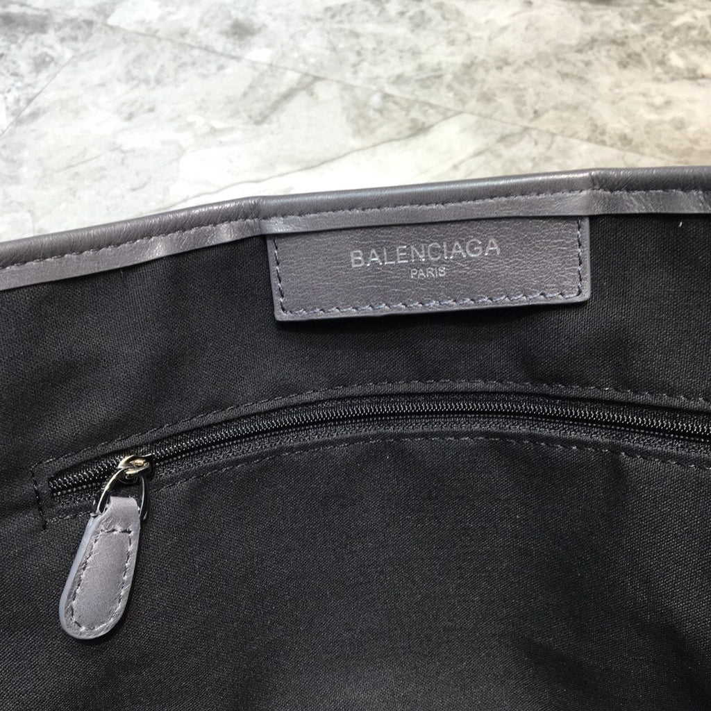 Balen Navy MeGLAMIum Cabas Tote Bag In Gray, For Women,  Bags 14.1in/36cm