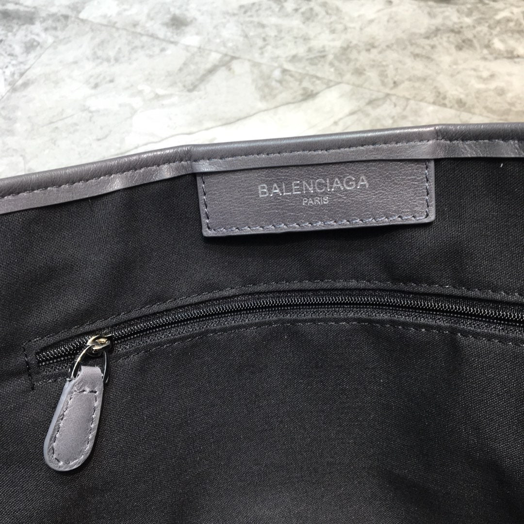 Balen Navy MeGLAMIum Cabas Tote Bag In Gray, For Women,  Bags 14.1in/36cm