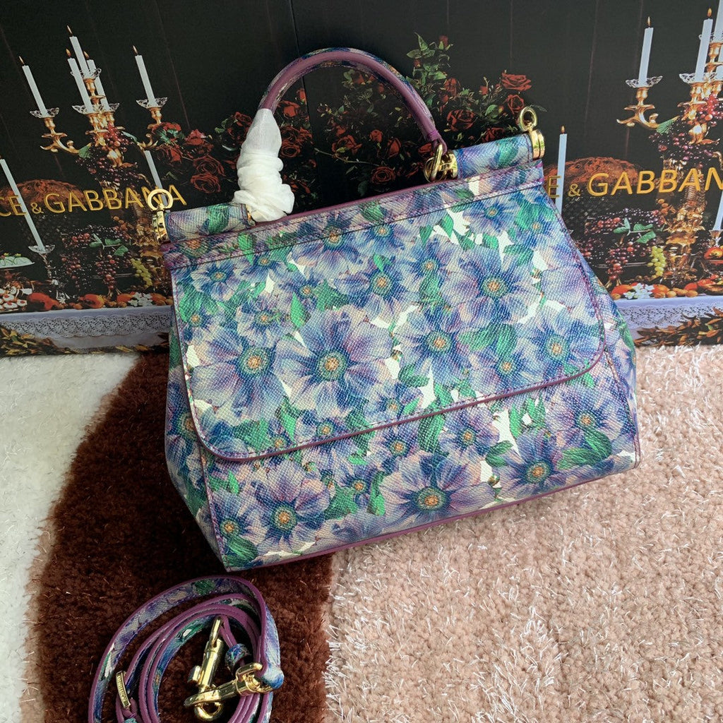 GLAMI MeGLAMIum Sicily Handbag Unique Print Motifs Muticolour For Women 10.2in/26cm GLAMI