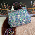 GLAMI MeGLAMIum Sicily Handbag Unique Print Motifs Muticolour For Women 10.2in/26cm GLAMI
