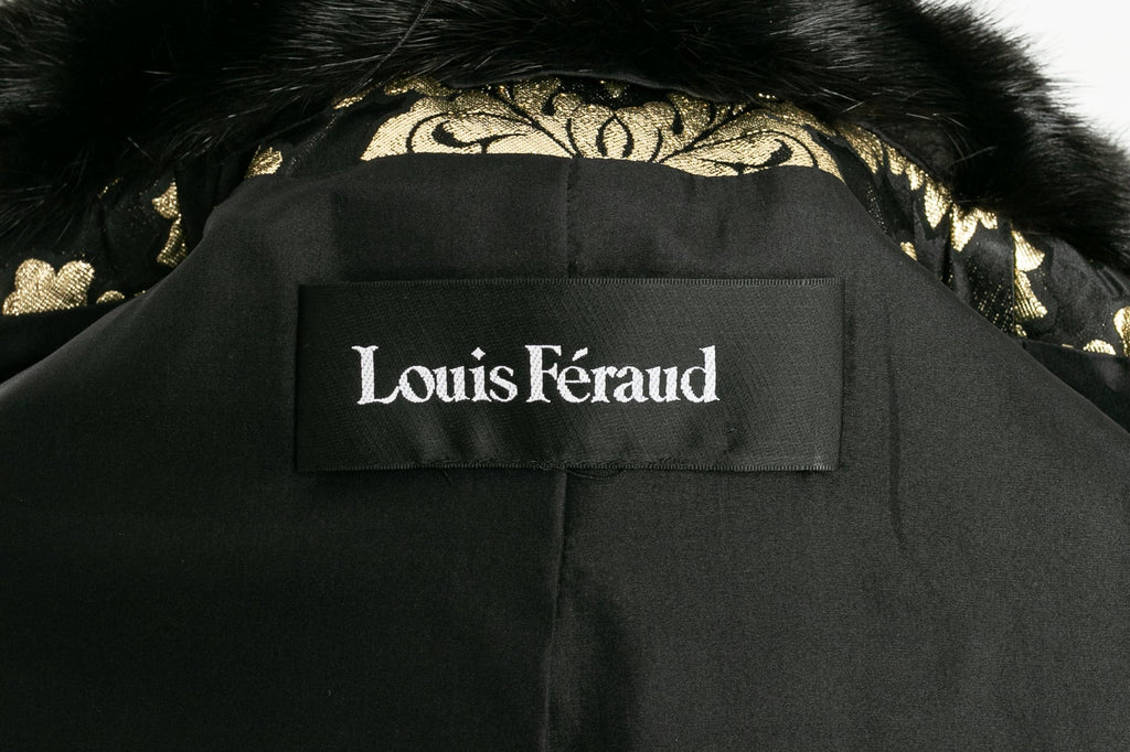 Manteau du soir noir et or Louis FÃƒÆ’Ã‚Â©raud