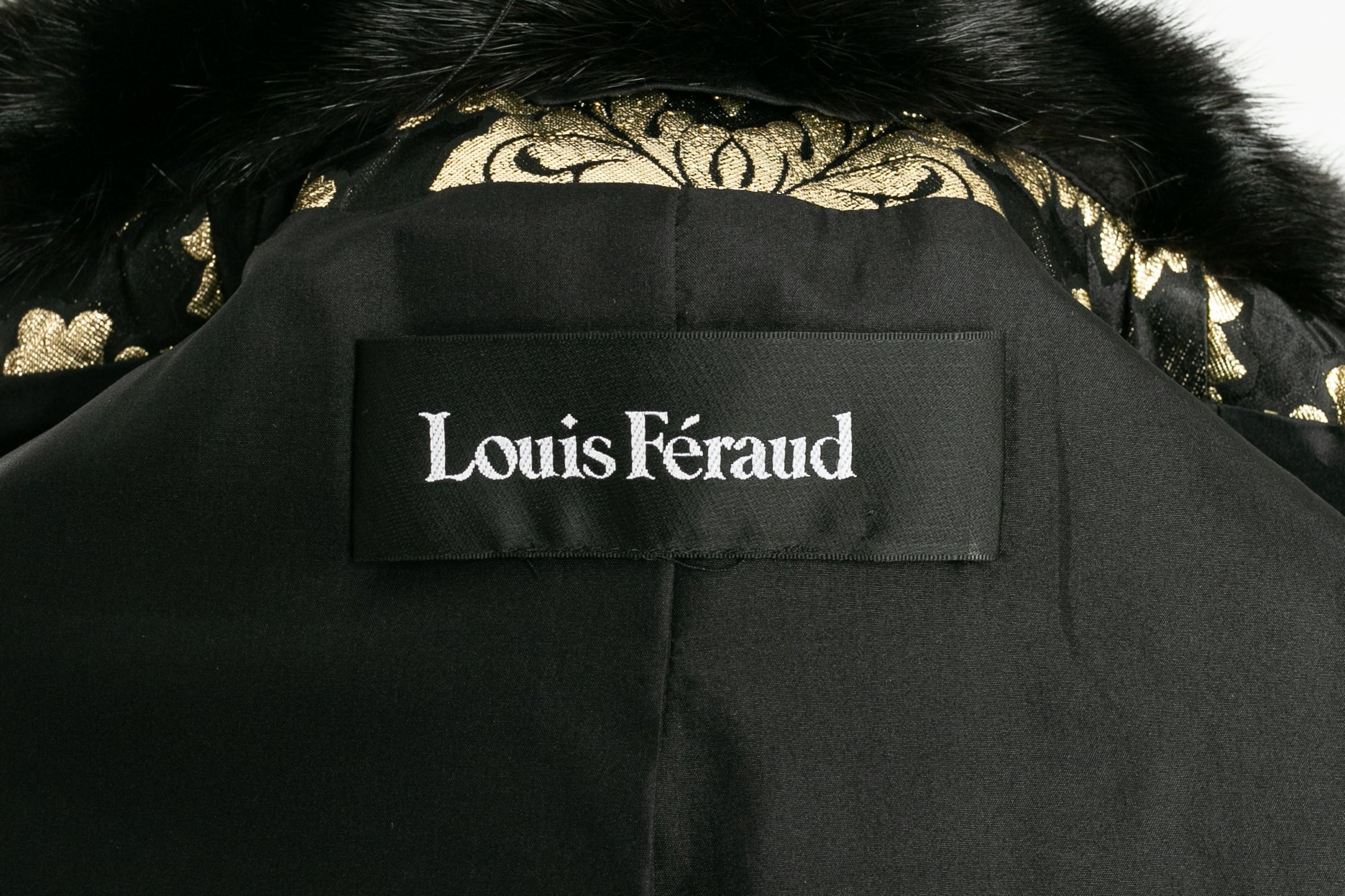 Manteau du soir noir et or Louis FÃƒÆ’Ã‚Â©raud