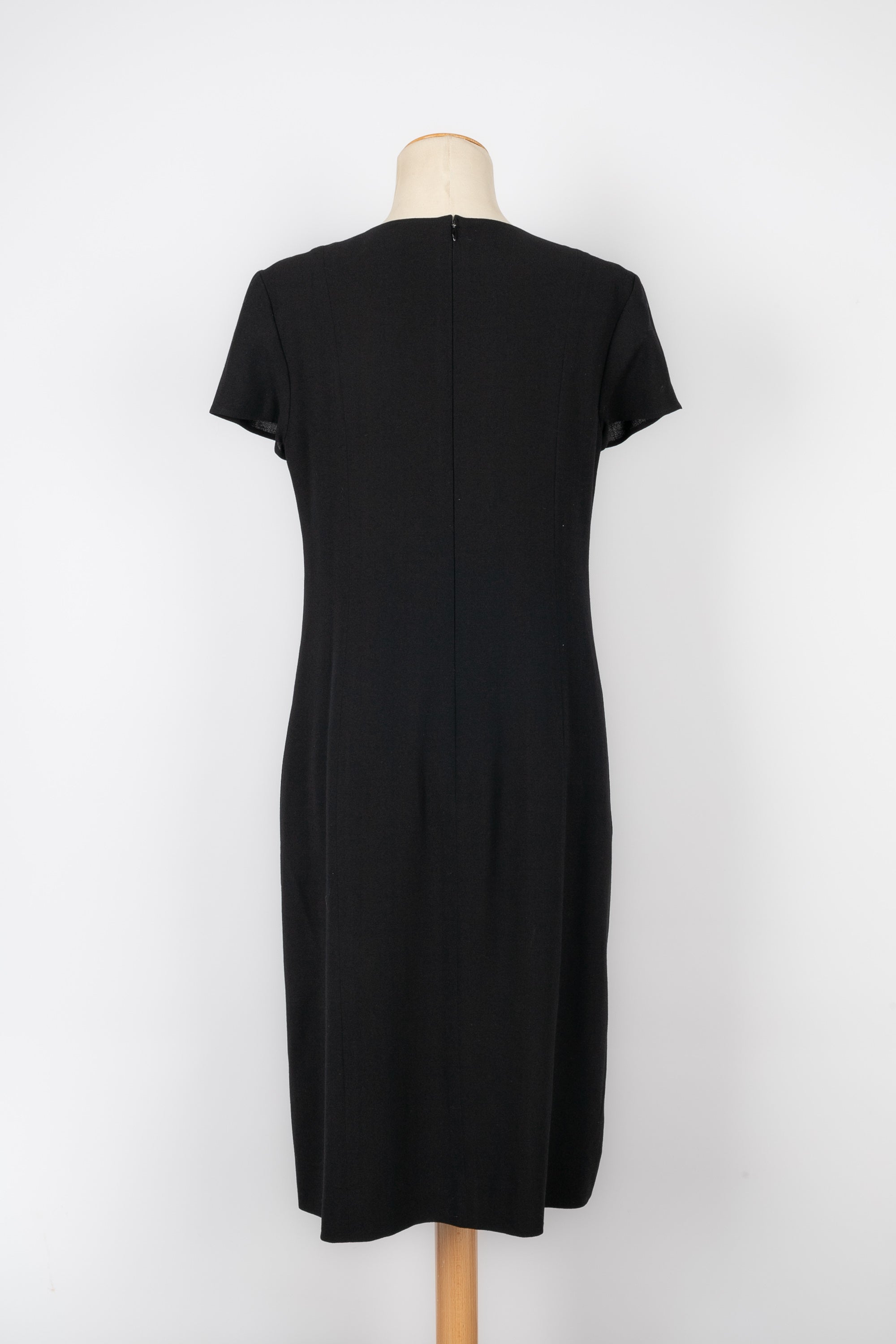 Robe noire Chanel 1990's