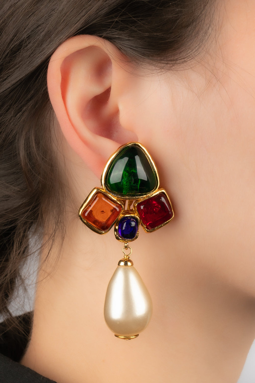 Boucles d'oreilles Chanel 1990's